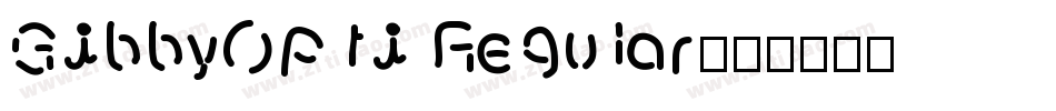 GibbyOpti Regular字体转换